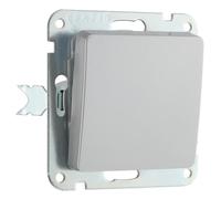 BG Oxford Interruptor de Timbre, sin Marco, Terminal de Tornillo, 10AX, Plateado