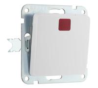 BG Oxford Interruptor de Timbre y Luz, sin Marco, Terminal de Tornillo, 10AX, Blanco