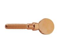 BG Tornillo de recambio para violín para ligaduras Flex y de metal - chapado en oro rosa