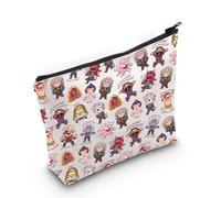 BG3 Merch D&D Dragons Adventure Awaits at BG3 Bolsa de maquillaje DND Gift BG3 Tiefling Zipper Pouch Bag BG3 Gamer Gift Role Game Gifts, Western Bg-py2, MB