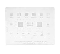 BGA Reballing Stencil, BGA de Reconstrucción Tin Reballing Stencil Phone CPU Plantilla de Plantación de Estaño para Samsung A53 Series