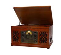 BGAZA Cinta de Vinilo Retro del Tocadiscos de CD de Audio Bluetooth Pasado de Moda del Vintage del fonógrafo Placas giratorias