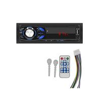 BGAZA Coche FM Radio Digital Bluetooth Audio Stereo 12V Car Radio Autoradio 1din Reproductor de mp3 de Coche en el ba for USB/TF/AUX-In 5V Cargador de teléfono(MP3 Player Only)