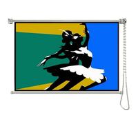 BGBZHMMEE Pantalla De Proyección De 40" 50" 60" 72" Pantalla De Proyector Enrollable Manual, Pantalla De Cine En Casa Portátil, Presentación De Oficina En Interiores/Exteriores(50 Inch 4:3)