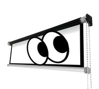 BGBZHMMEE Pantalla De Proyección Enrollable Manual Pantalla De Proyector 40" 50" 60" Pantalla De Cine En Casa 16:9 4:3 Pantalla De Película Sin Arrugas(16:9,50")