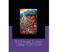 BGCSE Booklet St. John's College 2025-2026
