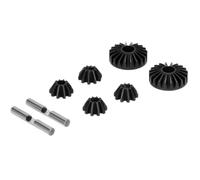 BGDIEAKIN #87193 86032 6 unids/Set Engranaje cónico diferencial de Acero endurecido for Pieza de Coche RC for HPI Savage Flux XL X 4,6 5,9 25 4,1 3,5 SS R40 21