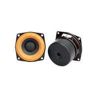 BGDIEAKIN Altavoz de Rango Completo de 2,5 Pulgadas, Altavoz HiFi con Borde Colgante de Tela for estantería, Altavoces de Graves de Rango Medio Tweeter de 4, 8 Ohm y 15W(2PCS 8 Ohm Speaker)