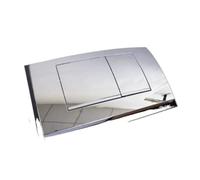 BGDIEAKIN Botón Plateado Brillante de Doble Descarga Compatible con for GE-Berit Twinline30 115.899.KH.1 Pieza de Repuesto for Tanque de Inodoro de Pared Oculta