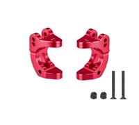 BGDIEAKIN Bujes Delanteros C de aleación 7075 for AR-RMA 1/10 for Go-rgon Mega 550 Vorteks 2WD Fury Quake(Rood)