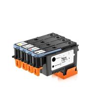 BGDIEAKIN Cabezal de impresión Compatible 761 CH645A CH646A CH647A CH648A Compatible con Cabezal de impresión 761 for impresoras for HP761 Designjet T7100 T7200(One Set (4 Pieces))