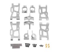 BGDIEAKIN Kit de actualización de Brazo oscilante de suspensión de Metal, 5 uds., for WL-Toys 1/12 124008 124010, Alta Velocidad, RC, derrape en Carretera, Piezas Mod de Coche(Army Green)