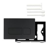 BGDIEAKIN Placa de actuador de Descarga Doble for GE-Berit Sigma 01-50 UP300 UP320, cisternas Ocultas for Inodoro, Panel de Descarga for Tanques de Montaje en Pared, 1 Uds.(Schwarz)