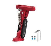 BGDIEAKIN Soporte de pie Ajustable for Xiao-mi 4 4Pro 4Lite 4 Ultra F20 F30 F40, Accesorios for Patinete eléctrico, Pieza de Soporte de estacionamiento Lateral(Red Black)