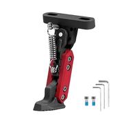 BGDIEAKIN Soporte de pie Ajustable for Xiao-mi 4 4Pro 4Lite 4 Ultra F20 F30 F40, Accesorios for Patinete eléctrico, Pieza de Soporte de estacionamiento Lateral(Black Red)