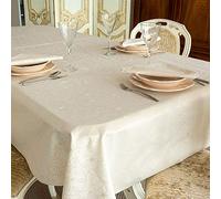 BGEUROPE Mantel - Antimanchas - Beige - Ref. Christmas Stars - 150 cm x 300 cm