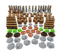 BGExpansions Pack Completo de Escenografía para Gloomhaven: Jaws of The Lion - 114 Piezas, GHVN039