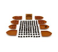 BGExpansions Pack Completo de Mejora para Puerto Rico™ - 109 Piezas: Accesorio para Juego de Mesa, 12+ Años, Estrategia, Colonial