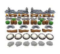 BGExpansions - Pack de Escenografía para El Señor de los Anillos: Viajes por la Tierra Media™ y la Expansión Sendas Sombrías™ | 62 Piezas | Fichas de Escenografía Detalladas