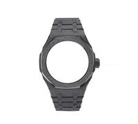 BGFFDSZ Accesorios metálicos compatibles con el reloj Casio Farmhouse Oak GM-2100 caja personalizada en oro esmerilado y juego especial de acero inoxidable(B B case strap set)