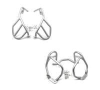 BGFFDSZ Compatible con BMW R1200GS 2008-2012. Barra Protectora De Motor Refrigerada por Aceite. Protector De Depósito, Carenado Superior E Inferior.(A Set of - Silver)