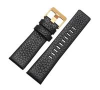 BGFFDSZ Compatible con correa de cuero genuino DIESEL DZ7311 DZ7332 DZ7314 DZ1405 DZ4323 Correa de reloj negra y marrón de 22 mm, 24 mm, 26 mm, 28 mm y 30 mm(Olive Flak,26mm)