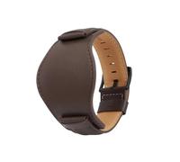 BGFFDSZ Compatible con Fossil Panerai, un reloj de cuero base y correa piel vacuno for hombre, 22 mm 24(Brown Black,24mm)