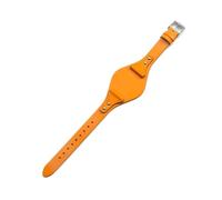 BGFFDSZ Correa de piel de becerro de primera capa compatible con Fossil ES4113 ES3625 ES3616 ES3838 ES4114, serie for mujer, correa de reloj de cuero genuino de 18 mm.(Yellow,18mm Rose-K1)