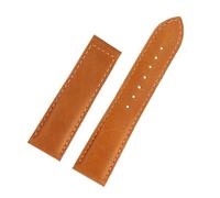 BGFFDSZ Correa de piel vacuno compatible con el reloj Hamilton Khaki Aviation Classic Series for hombre, 20 mm o 22, color negro marrón, hebilla plegable(02-Brown no Clasp,20mm)