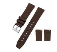 BGFFDSZ Correa de reloj universal goma suave 19 mm, 20, 21 y 22, colorida, resistente al agua, deportiva, silicona liberación rápida for hombres mujeres(BLACK WHITE,21mm)