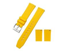 BGFFDSZ Correa de reloj universal goma suave 19 mm, 20, 21 y 22, colorida, resistente al agua, deportiva, silicona liberación rápida for hombres mujeres(WHITE BLACK,19mm)