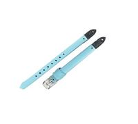 BGFFDSZ Correas de reloj for mujer Fossil ES3745 ES3861 ES4026 ES3862 ES4340 de 8 mm, pulsera pequeña de cuero genuino.(Light Blue,8mm-Rose gold Buckle)