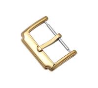 BGFFDSZ Exquisitos accesorios con hebilla de aguja. Hebilla acero inoxidable 304. Reloj dorado 14 mm, 16, 18 y 20(Golden Light,20mm)