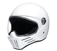 BGGNG Casco Integral De Moto Estilo Retro,Casco Moto Integral ECE Homologado Casco De Moto para Mujer Hombre Casco Moto con Visera Cascos de Motocicleta Seguridad Protección Cabeza H,M=57-58cm