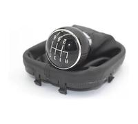 BGHGCVAOK para VW para Caddy II 2 para MK2 2004-2009 5/6 Velocidad Cubierta De La Bota Palanca Cambios Tapa Perilla Marchas Coche Cubierta Perilla Palanca(6 Speed)