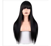 BGHJUE N Wigsynthetic Wigs For Women Wigs Can Be Cosplay Wigs I S A Wig Black Long Straight