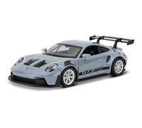 BGHSCA Modelos de Coche Porsche 911 GT3 RS a Escala 1/36, Vehículos Juguete de Metal Coleccionables con Retroceso Porsche 911 GT3 RS Regalos de Juguete para Niños Niñas (Gris)