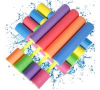 BGIUSQF 8pcs Pistola de Agua de Espuma, Pistolas De Agua para Niños, Pistola de Agua Niños Cumpleaños, 33 cm, Pistolas Agua para Batalla de Agua, Playa, Piscina, Jardin, Multicolor