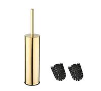 BGL 304 Acero Inoxidable Escobillero Cubo Largo Escobillero de Pie para la Decoración del Baño (Oro)