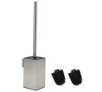 BGL Escobilla de baño de níquel con Montaje en Pared, Soporte Cuadrado de Acero Inoxidable 304
