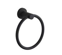 BGL Toallero Redondo de Acero Inoxidable 304 para Colgar Toallas de Color Negro