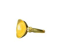 BgnEhRfL Anillos,anillos vintage, Anillo de dólar de cera de abejas natural bañado en oro y plata S925 for mujer, estilo yoga, auténtico.
