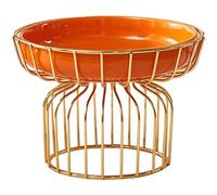 BgnEhRfL frutero, Fruit Basket,Stylish Bowl Household Orange Concise Ceramic Tray