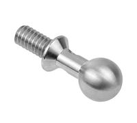 BGNing Acero inoxidable 12mm doble cabeza bola perno terminado perno 1/4" rosca para monitor abrazadera Hotshoe soporte de cámara brazo mágico varilla de extensión (D12 35mm tipo B)