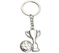 BGOBTY Llavero de Fútbol,Mini Llavero Bota de Fútbol,Llavero plata de fútbol y bota,Llaveros de Coche,Llaveros de Fútbo personalidad,fan souvenir,regalo cumpleaños