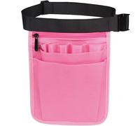 BGOBTY Riñonera de Enfermera,Réglable Riñonera Enfermera,Bolsa de Herramientas Multifuncional,avec ceinture réglable,sac banane multifonctionnel pour hommes et femmes (Rosa)
