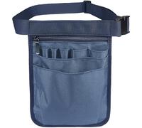 BGOBTY Riñonera de Enfermera,Réglable Riñonera Enfermera,Bolsa de Herramientas Multifuncional,avec ceinture réglable,sac banane multifonctionnel pour hommes et femmes (Azul marino)