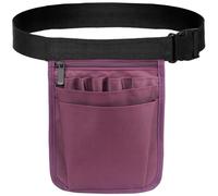 BGOBTY Riñonera de Enfermera,Réglable Riñonera Enfermera,Bolsa de Herramientas Multifuncional,avec ceinture réglable,sac banane multifonctionnel pour hommes et femmes (Púrpura)
