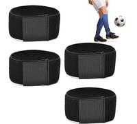 BGOBTY Sujeta Espinilleras Futbol,2 Pares de Espinillera Deportiva Fijación de Cinta,Bandas de Sujeta de Espinilleras,Ajustables libremente,aptas para niños y Adultos,Unisex