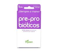Bgreen Pre - Probióticos 10 Caps - Mejorara del Sistema Inmunitario